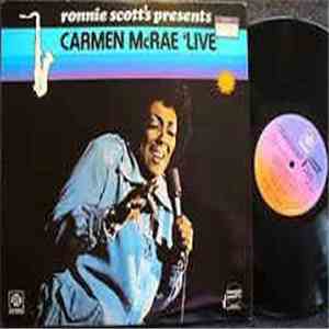 Carmen McRae - Ronnie Scott's Presents Carmen McRae 'Live' mp3 album