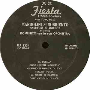Domenico Con La Sua Orchestra - Mandolini Di Surriento (Mandolins Of Sorrento) mp3 album