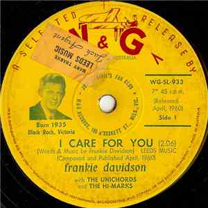 Frankie Davidson - I Care For You mp3 album