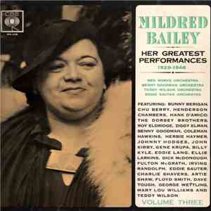 Mildred Bailey - Her Greatest Performances 1929-1946 Volume Three mp3 album