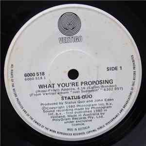 Status Quo - What You're Proposing mp3 album