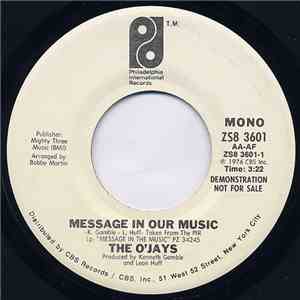 The O'Jays - Message In Our Music mp3 album