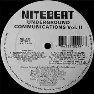 Tony Carrasco - Underground Communications Vol. II mp3 album