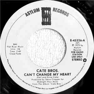 Cate Bros. - Can't Change My Heart mp3 album