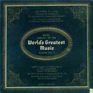 Grieg, Beethoven, Brahms - Basic Library Of The World's Greatest Music - Album No. 7 mp3 album