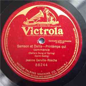 Jeanne Gerville-Réache - Samson Et Dalila—Printemps Qui Commence mp3 album