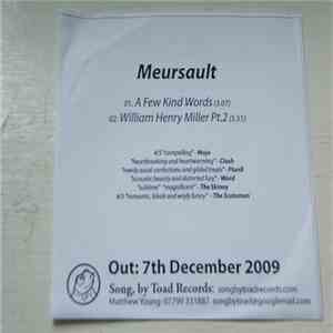 Meursault - A Few Kind Words / William Henry Miller Pt.2 mp3 album