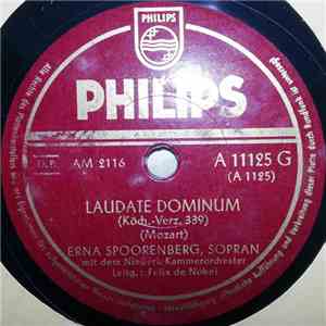 Mozart, Erna Spoorenberg / Der Niederl. Kammerchor - Laudate Dominum / Ave Verum Corpus mp3 album