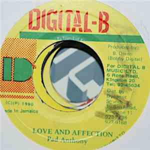 Pad Anthony - Love And Affection mp3 album