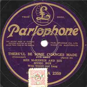 Red McKenzie And His Music Box With Venuti And Lang - There'll Be Some Changes Made / Syncopated Melody Man mp3 album