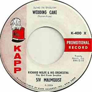 Siv Malmquist - Wedding Cake mp3 album