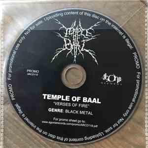 Temple Of Baal - Verses Of Fire mp3 album