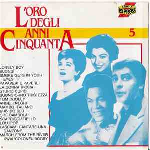 Various - L'Oro Degli Anni Cinquanta - 5 mp3 album
