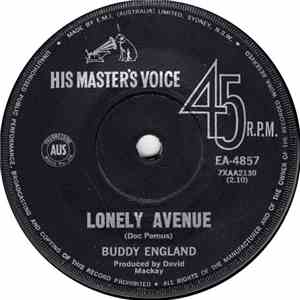 Buddy England - Lonely Avenue mp3 album
