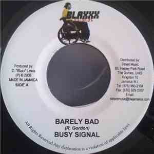 Busy Signal - Barely Bad mp3 album