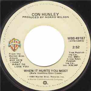 Con Hunley - When It Hurts You Most mp3 album