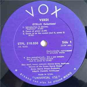 Giuseppe Verdi - Otello (Selections) mp3 album