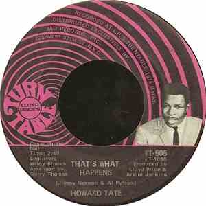 Howard Tate - That's What Happens / These Are The Things That Make Me Know You're Gone mp3 album