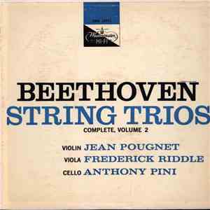 Jean Pougnet, Frederick Riddle, Anthony Pini - Beethoven String Trios Complete, Volume 2 mp3 album