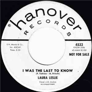 Laura Leslie - I Was The Last To Know / Anywhere mp3 album
