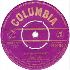 Lionel Long With Instrumental Accompaniment Directed By Dick Carr - Hi-Di-Derry-Down-Dey mp3 album
