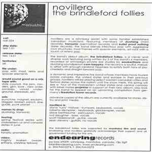 Novillero - The Brindleford Follies mp3 album