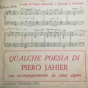 Piero Jahier - Qualche Poesia Di Piero Jahier mp3 album