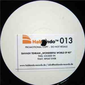 Siavash Tehrani - Wonderful World EP #2 mp3 album