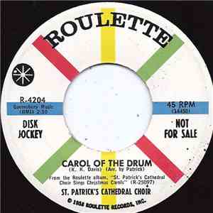 St. Patrick's Cathedral Choir - Carol Of The Drum / Carol Of The Bells mp3 album