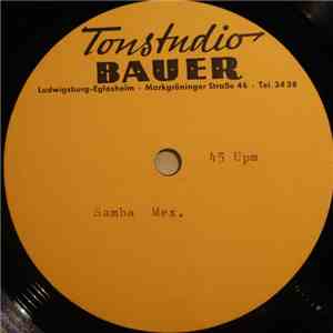 Unknown Artist - Samba Mex. / Liebe Ohne Tränen mp3 album