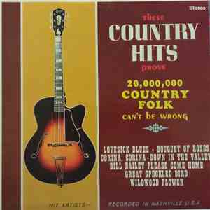 Various - 20,000,000 Country Folk Can't Be Wrong mp3 album