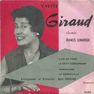 Yvette Giraud - Chante Francis Lemarque mp3 album
