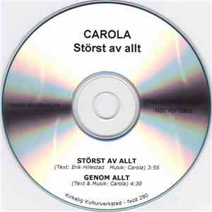 Carola  - Störst Av Allt mp3 album