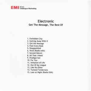 Electronic - Get The Message, The Best Of mp3 album
