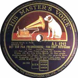 Jens Warny Med Sit Orkester - Det Var Paa Fredriksberg mp3 album