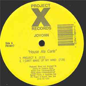 Jovonn - House Ala Carte mp3 album