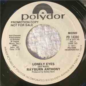 Rayburn Anthony - Lonely Eyes mp3 album