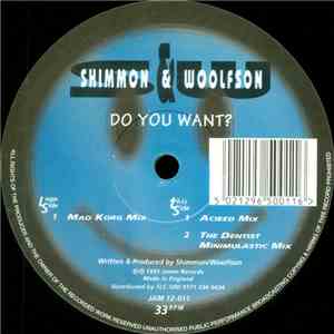 Shimmon & Woolfson - Do You Want? mp3 album