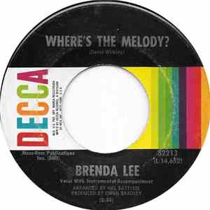 Brenda Lee - Where's The Melody? mp3 album