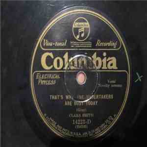 Clara Smith - That's Why The Undertakers Are Busy Today / Black Woman's Blues mp3 album