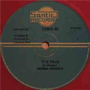 Donna Rhoden / Santic All Star - It's True / Love On mp3 album