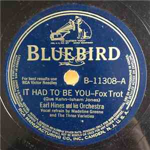 Earl Hines And His Orchestra - It Had To Be You / Yellow Fire mp3 album