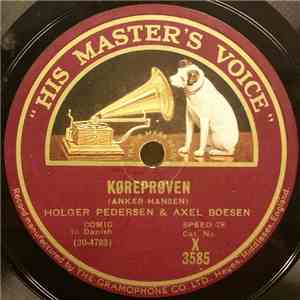 Holger Pedersen Og Aksel Boesen - Køreprøven / Paa Traverbanen mp3 album