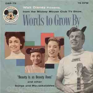 Jimmie Dodd, The Mouseketeers - Words To Grow By mp3 album