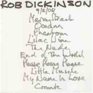 Rob Dickinson - Live At The Hotel Cafe (September 5, 2008) mp3 album