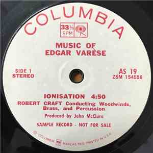 Robert Craft - Music Of Edgar Varese mp3 album