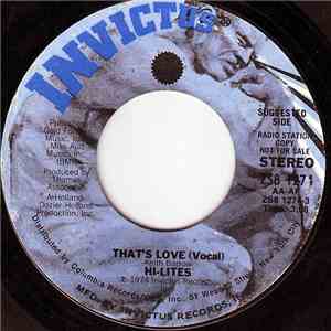 The Hi-Lites - That's Love mp3 album