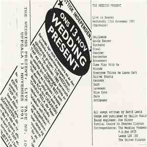 The Wedding Present - Live Tape No. 10 - Uppsala 13 November 1991 mp3 album
