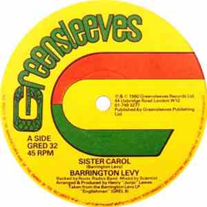 Barrington Levy / Scorcher - Sister Carol / Put On Me Clarks mp3 album