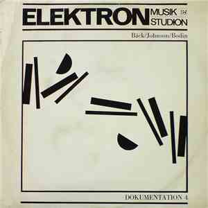 Bäck / Johnson / Bodin - Elektronmusikstudion Dokumentation 4 mp3 album